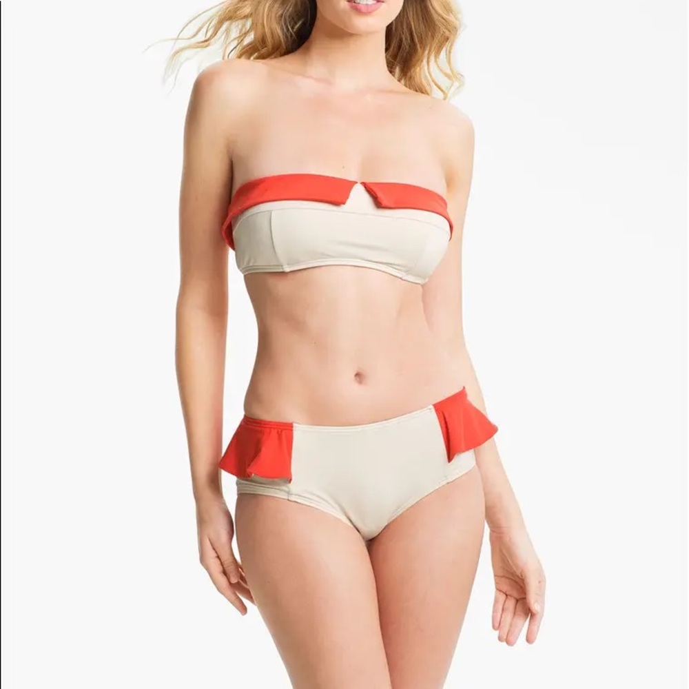 MARC BY MARC JACOBS Colorblock Bandeau Bikini XS